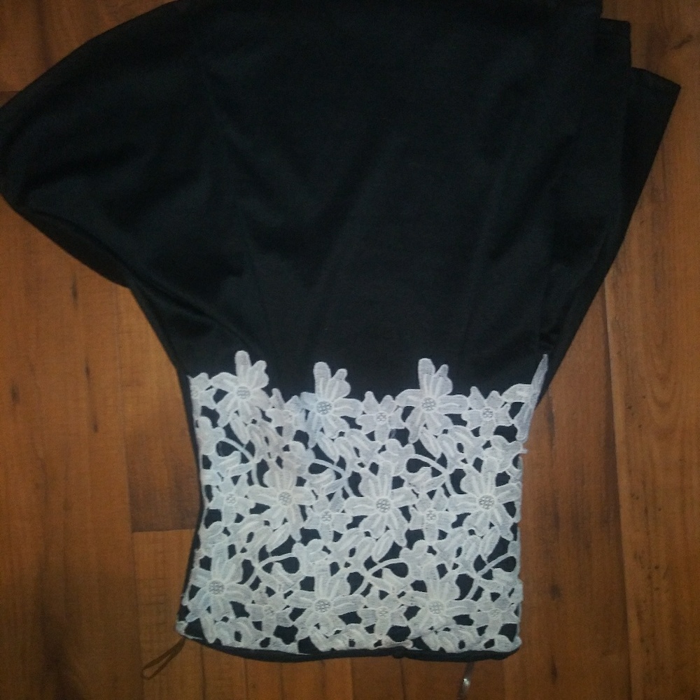 Strappless dress